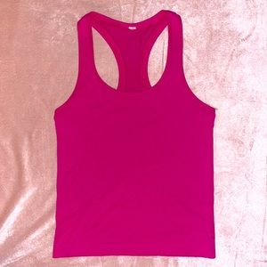 Lululemon Sonic Pink Racer Back Tank Top 2.0 *Race Length